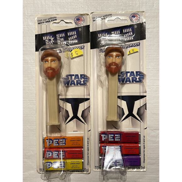 Star Wars PEZ Dispensers C-3PO & Obi-Wan Kenobi – MOC NEW Sealed Lot of 2 - Picture 1 of 2